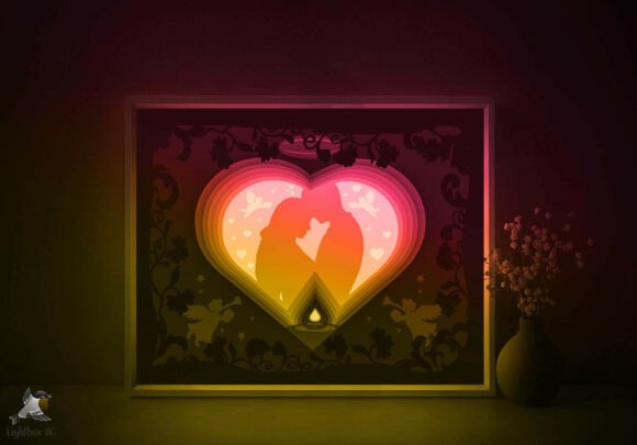 3D Love Heart Shadow Box SVG Template Review