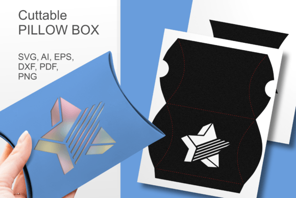 3D Stars Pillow Favor Box Template SVG Review
