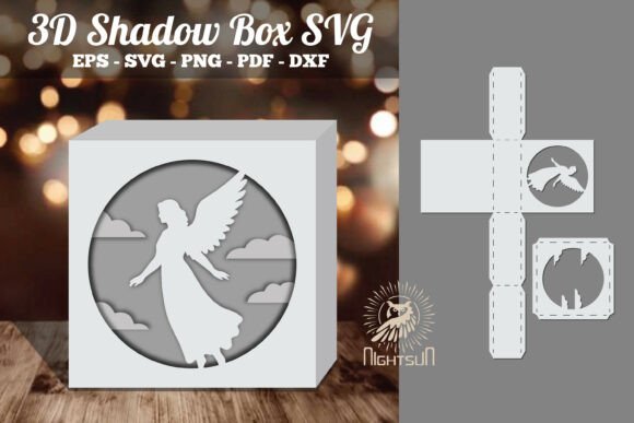 Angel 3D SVG for Shadow Boxes: A Brand Review