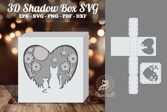 Cat and Mouse 3D SVG for Shadow Boxes Review