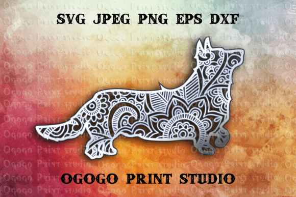 Corgi 3D SVG Shapes for Local Business Branding