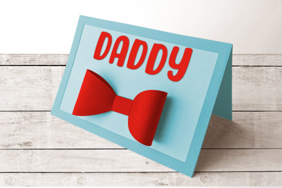 Dad or Daddy 3D Bow Tie Card SVG Review