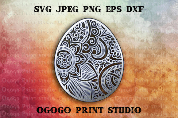 Egg 3D SVG: Layered Mandala Shapes Review