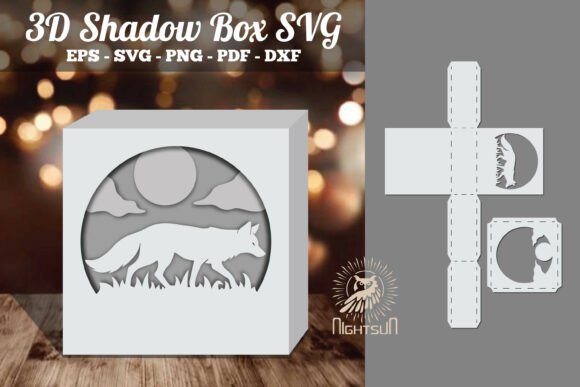 Fox 3D SVG for Shadow Boxes: A Designer Review