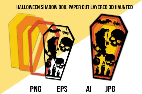 Halloween Coffin 3D Layered SVG Review