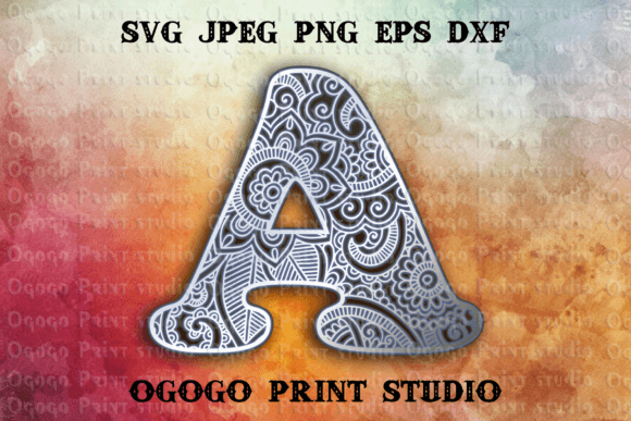 Letter A 3D SVG: Elevating Home Décor Branding
