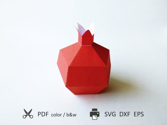 Pomegranate 3D SVG Toy: Shapes Asset Review