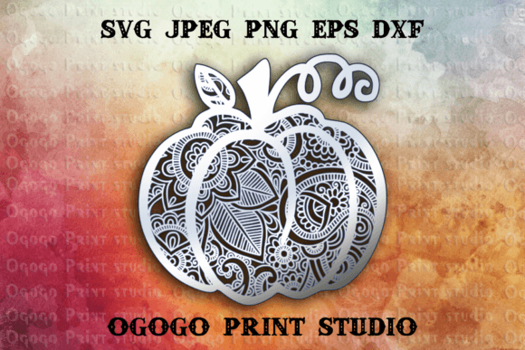 Pumpkin 3D SVG for Elegant Thanksgiving Crafts
