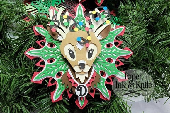 Reindeer 3D Layered Papercut Ornament Review