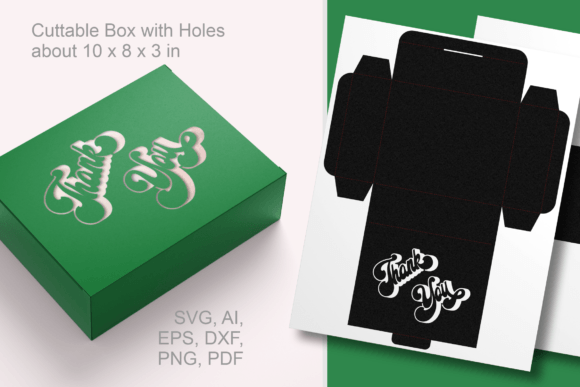 Retro Thank You Gift Box SVG Review