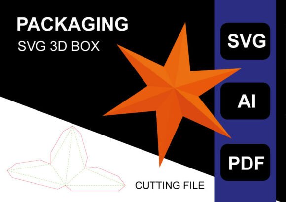 Star 6 Shapes Box 3D SVG: A Designer Review